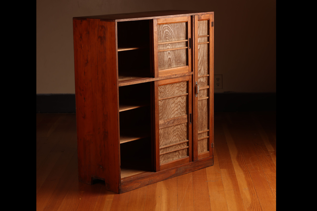 Vintage Japanese Getabako Shoe Tansu (22S-C16)