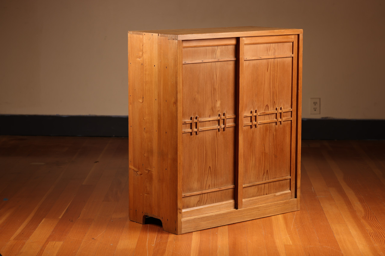 Vintage Japanese Getabako Shoe Cabinet (23F-C9)