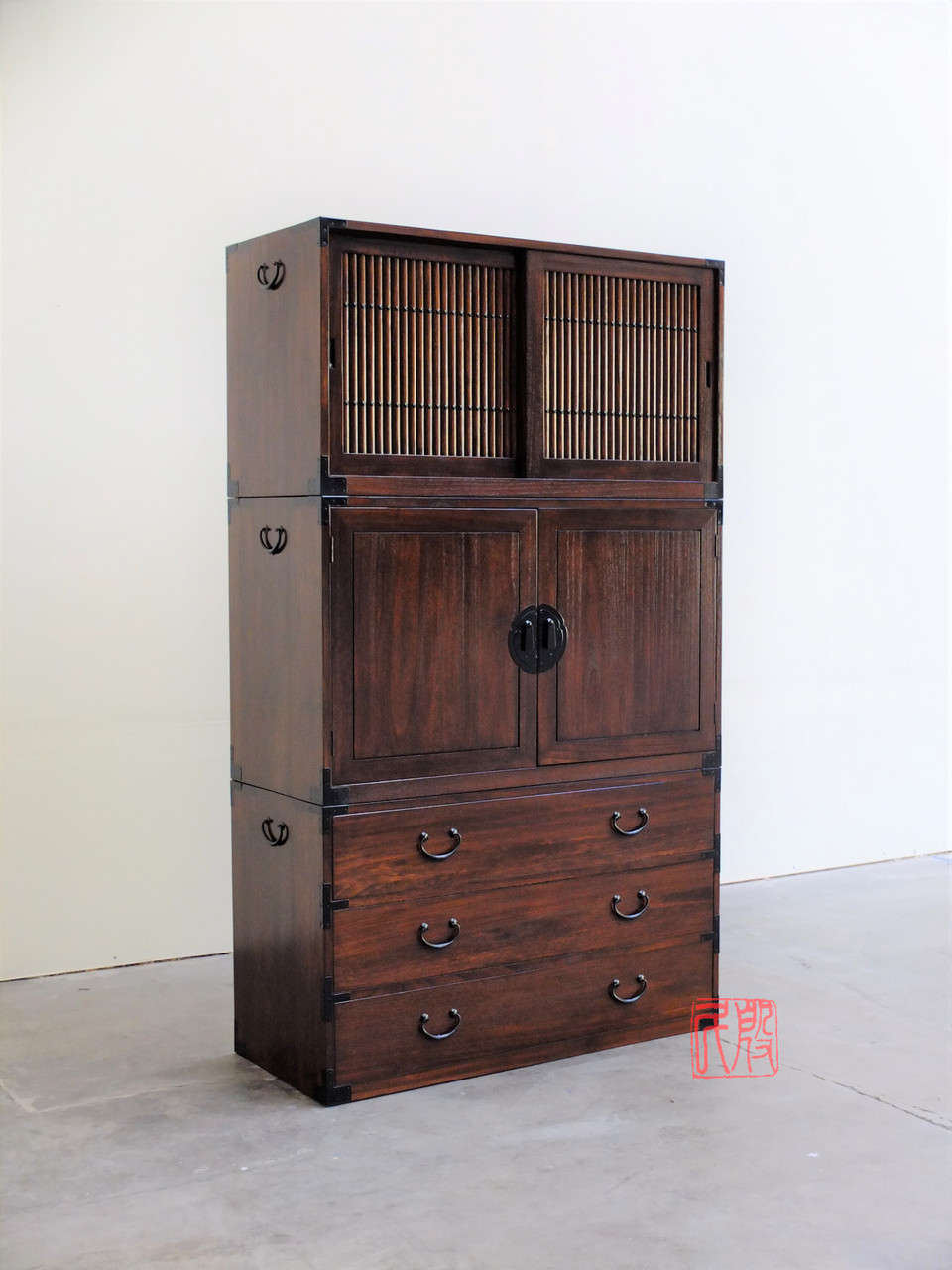 木製箪笥　Japanese High-Quality Wooden Chest Japanese kimono chest