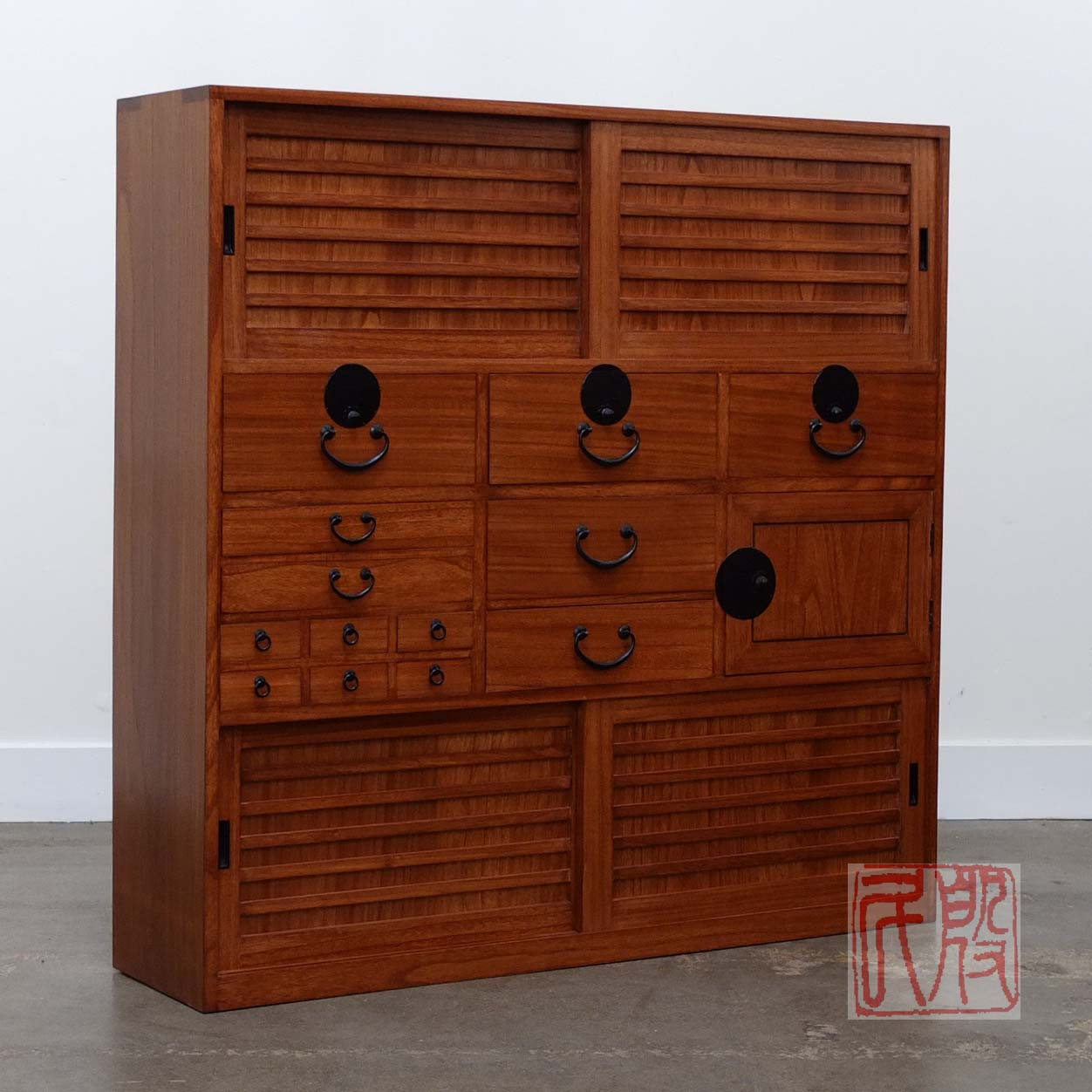 Japanese Tansu Style Merchant Chest
