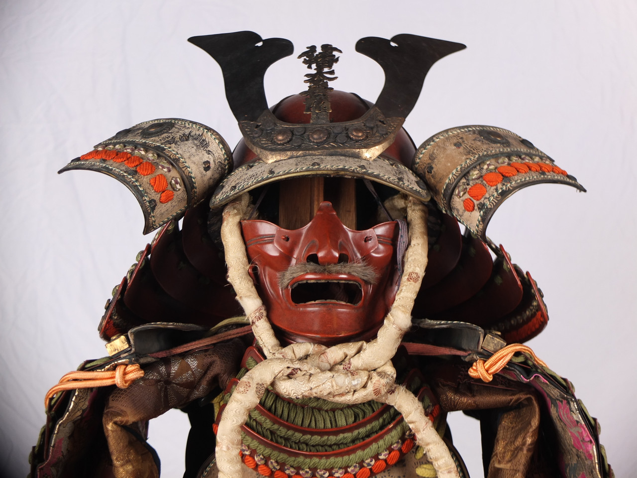 季節外限定約60％sale SAMURAI KABUTO Japanese Samurai Helmet Iron Kabuto Vtg Boy's Festival Armor