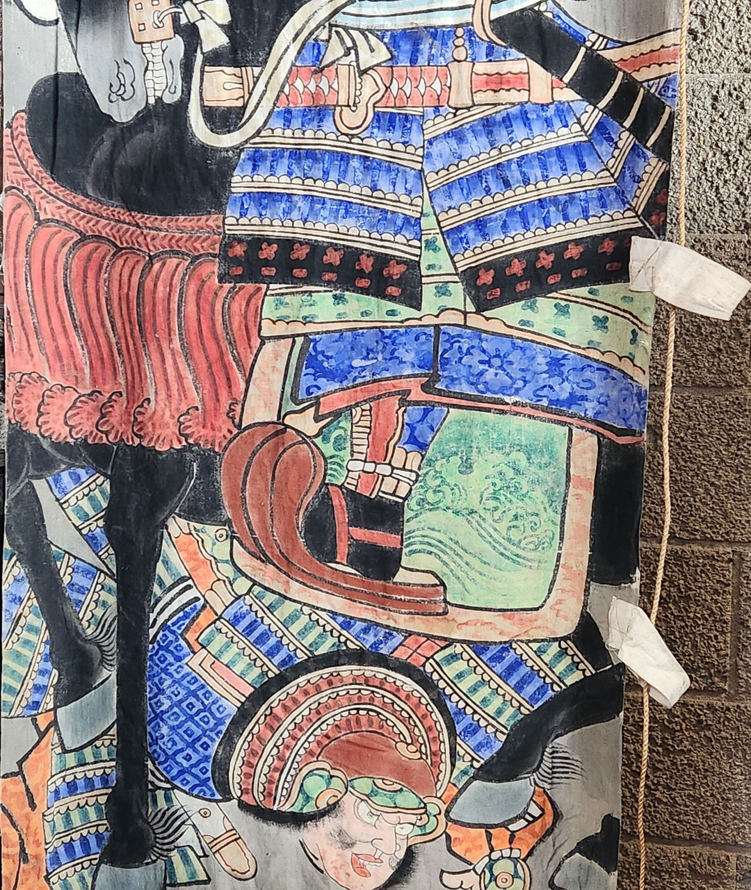 Vintage Japanes Boy's Day Banner Flag (23O-299-1)