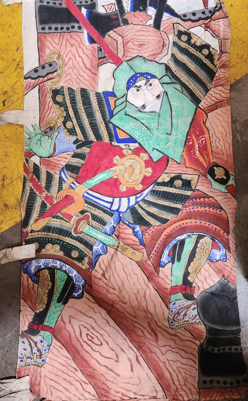 Vintage Japanes Boy's Day Banner Flag (23O-299-3)