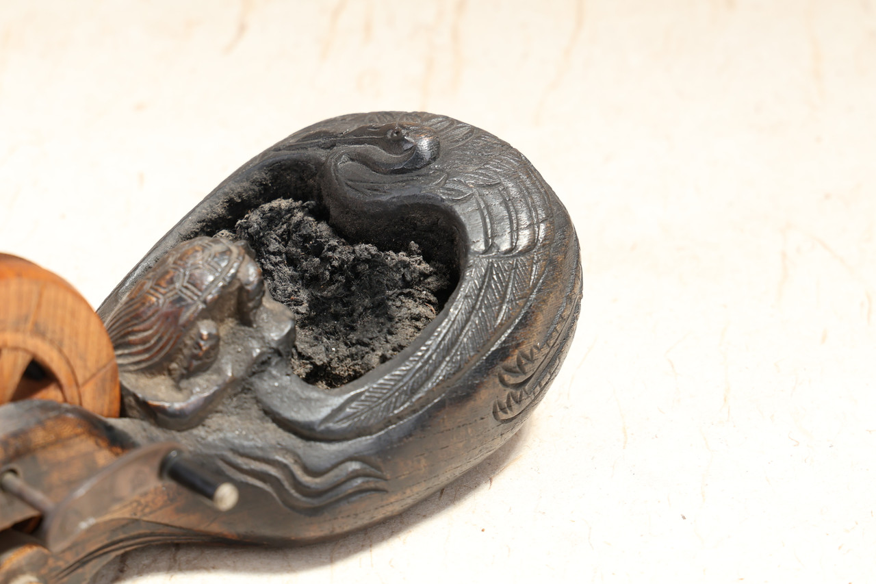 Antique Japanese Carpenter Tool Sumi Tsubo Ink Pot (23O-340)