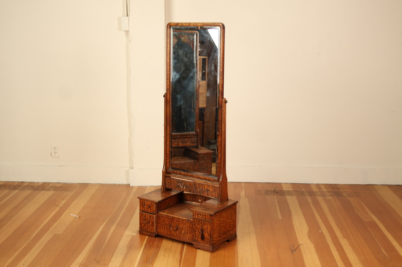 Vintage Japanese Vanity Kyodai Mirror Chest (23O-410)