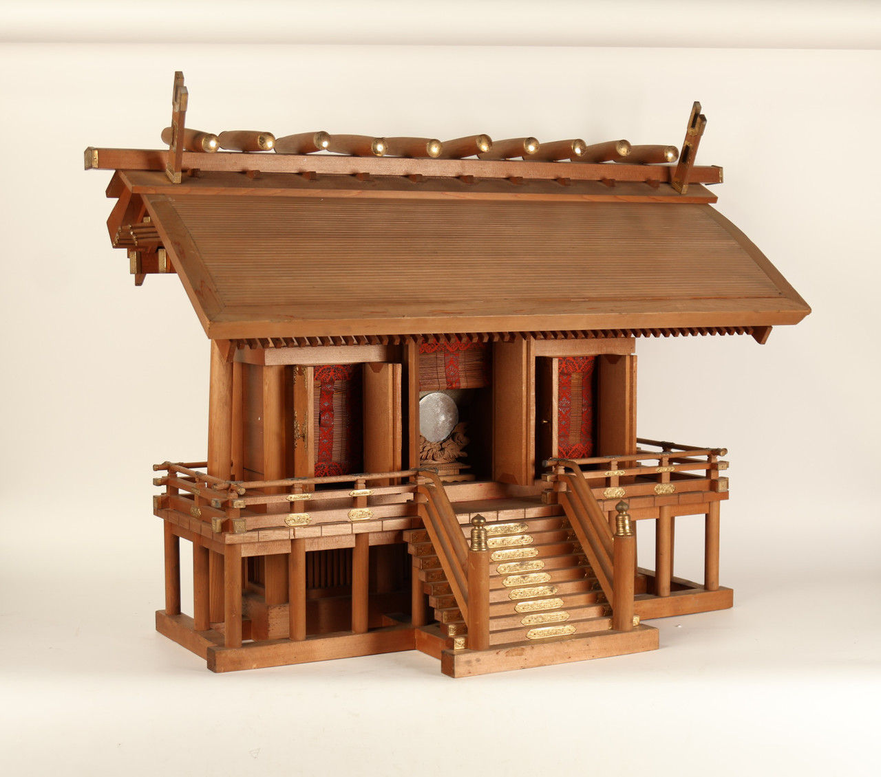 Mini Sanctuaire Shinto Japonais Kamidana Avec Dragon Omiya-san - NEUF Fait Main