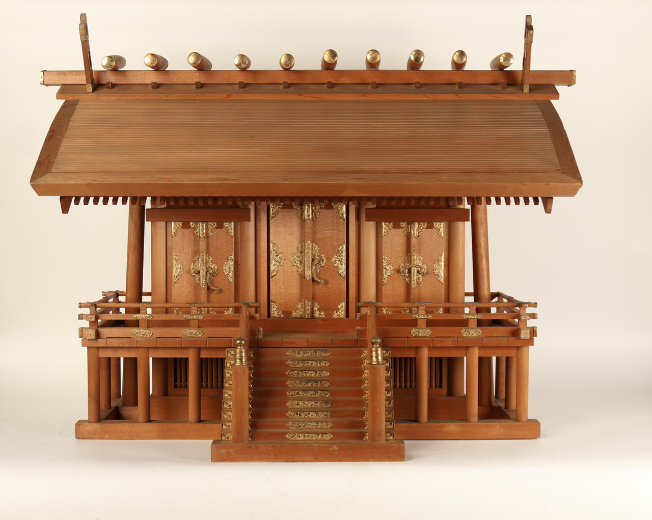 Mini Autel Shinto Japonais (Kamidana) Dragon Omiya-san - 5,6H, Neuf, Fait Main
