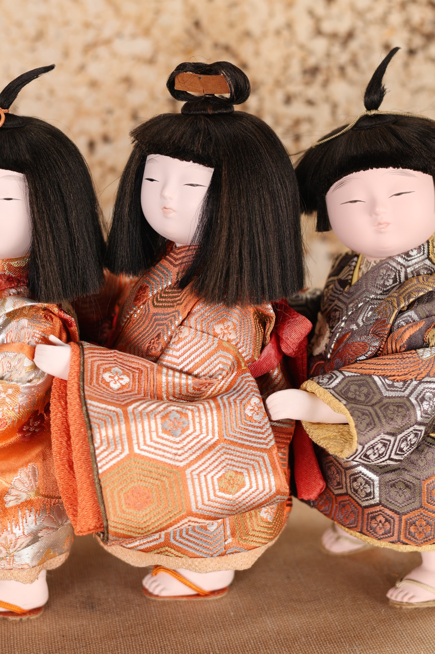 ⭐ 高級感あり｜ガラスケース入り和人形　逸品 Japanese Doll❤️ Nihon Ningyo (Japanese dolls) in glass case (712)