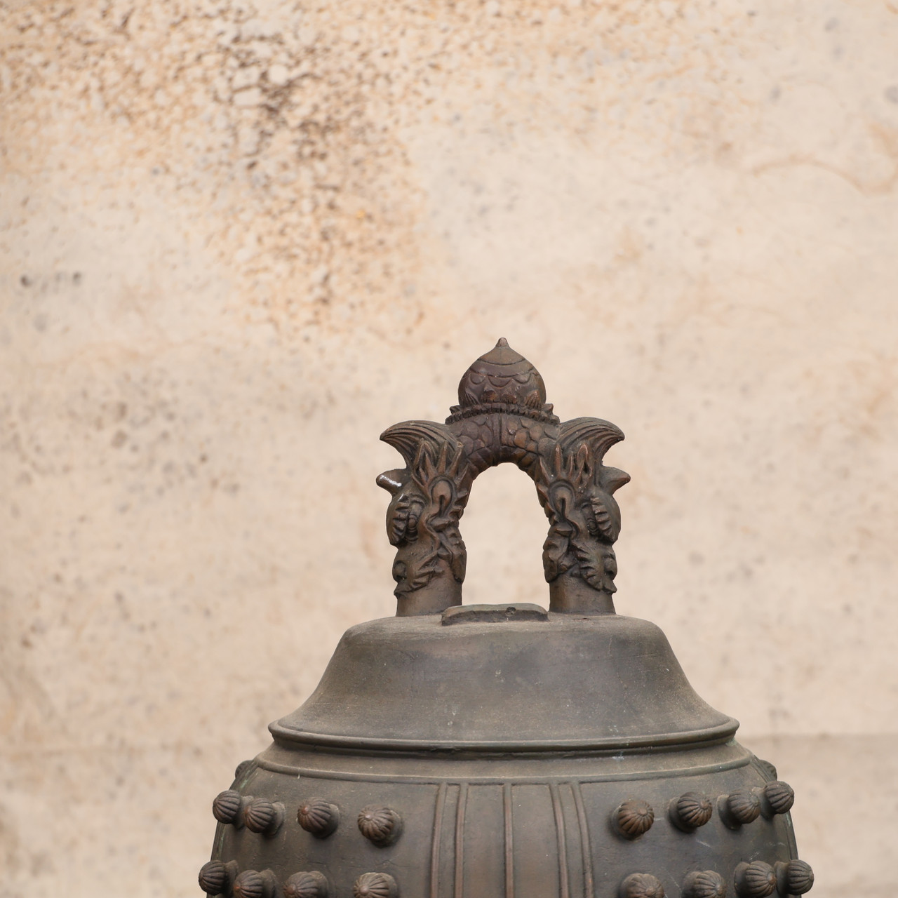Japanese Bronze Temple Bell (Bonshō), Shōwa 23 (1948) (24N-141)