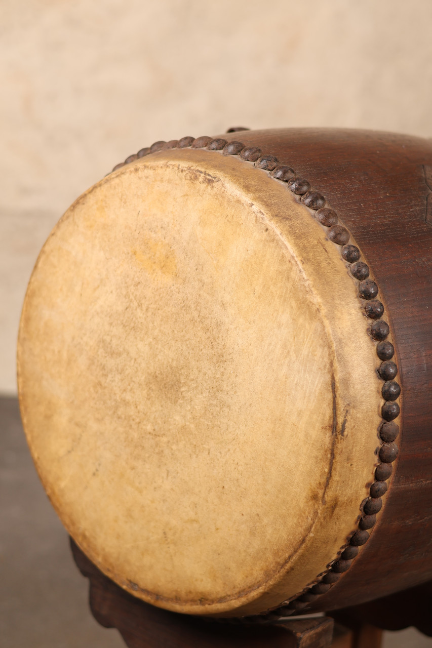 Vintage Japanese Taiko Drum (22M-75-B)