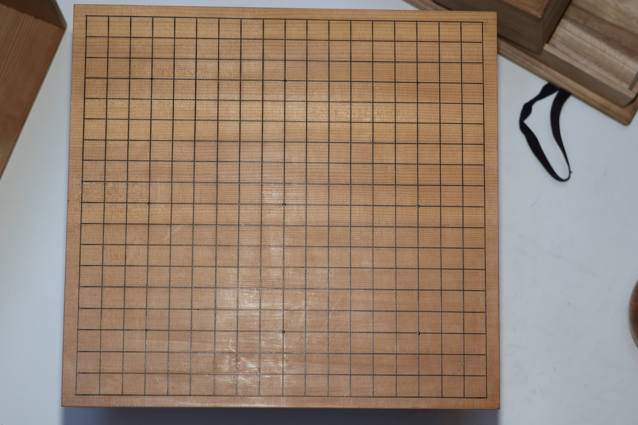 Japanese Go Board Go Ban Wood Go Ishi Igo Set (24J-460)