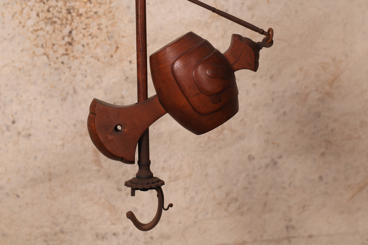 Authentic Japanse Wooden Carving Jizai Fish (23O-218)