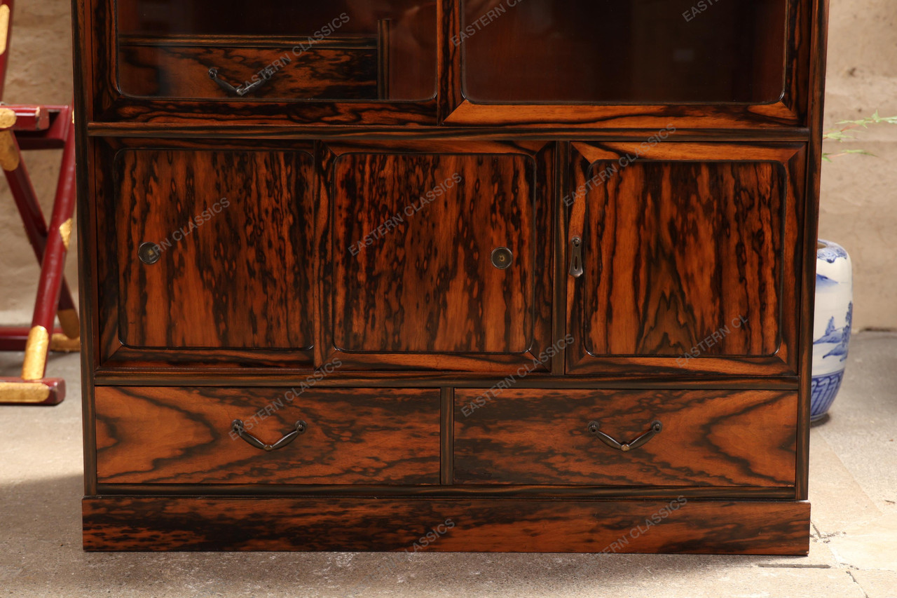 Antique Japanese Tea Chest — Kakinoki, 1920, Taisho Era (SKU: 25M
