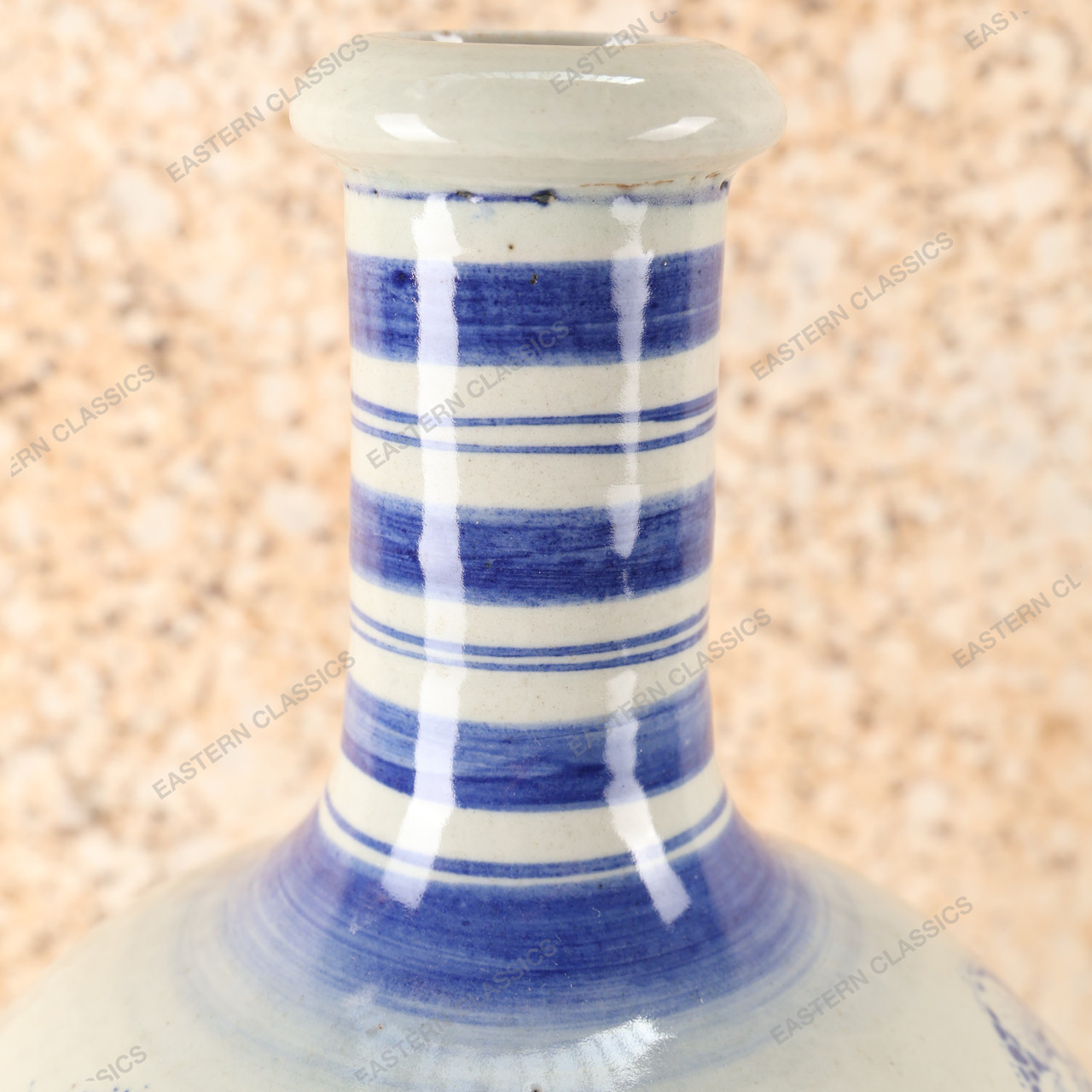 Antique Japanese Sake Bottle — Ceramic , 1920, Taisho Era (SKU