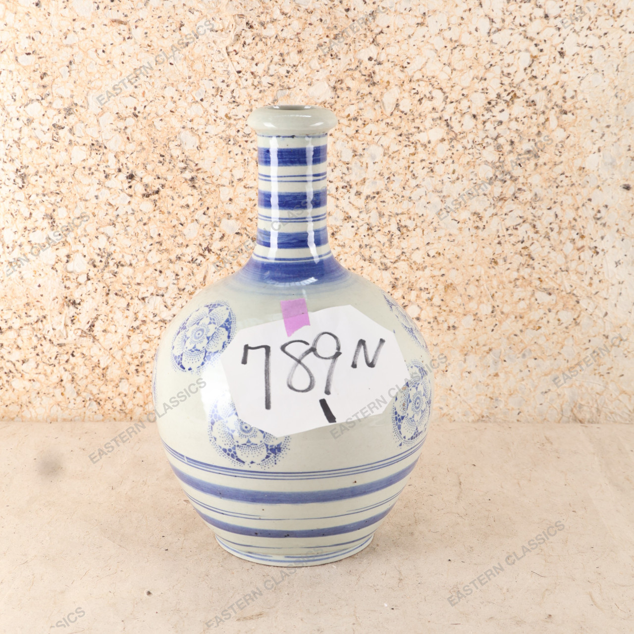 Antique Japanese Sake Bottle — Ceramic , 1920, Taisho Era (SKU