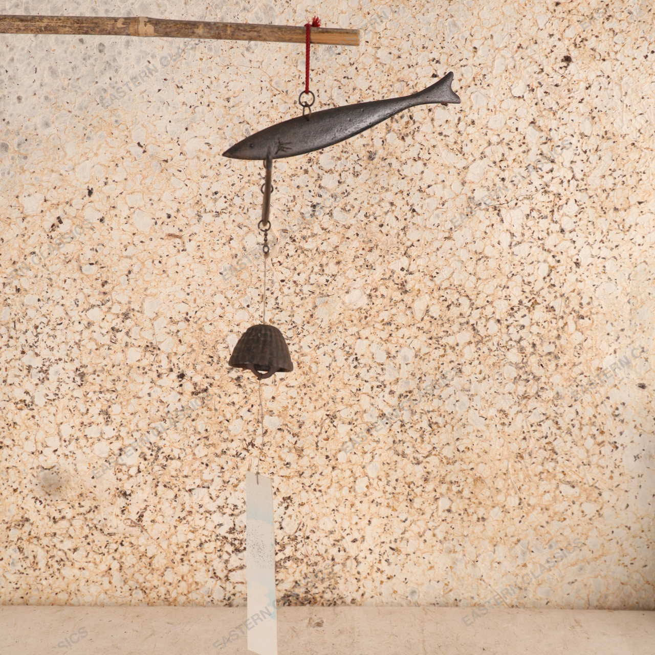 Vintage Japanese Furin Wind Chime — Iron, 1960, Showa Era (SKU