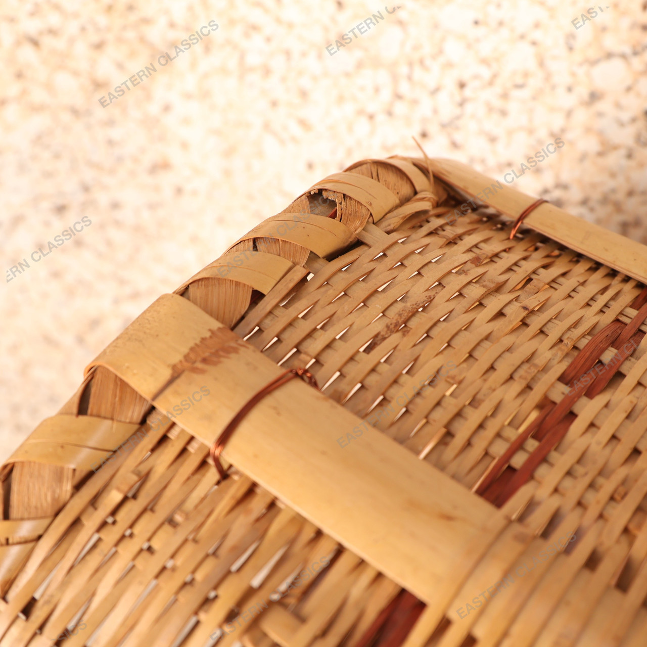 Vintage Japanese Backpack Basket — Bamboo, 1960, Showa Era (SKU