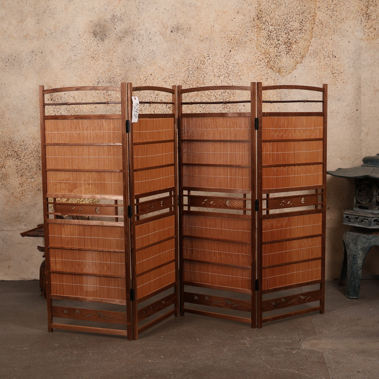 Japanese Tsuitate Divider 4 Panel Screen (472)