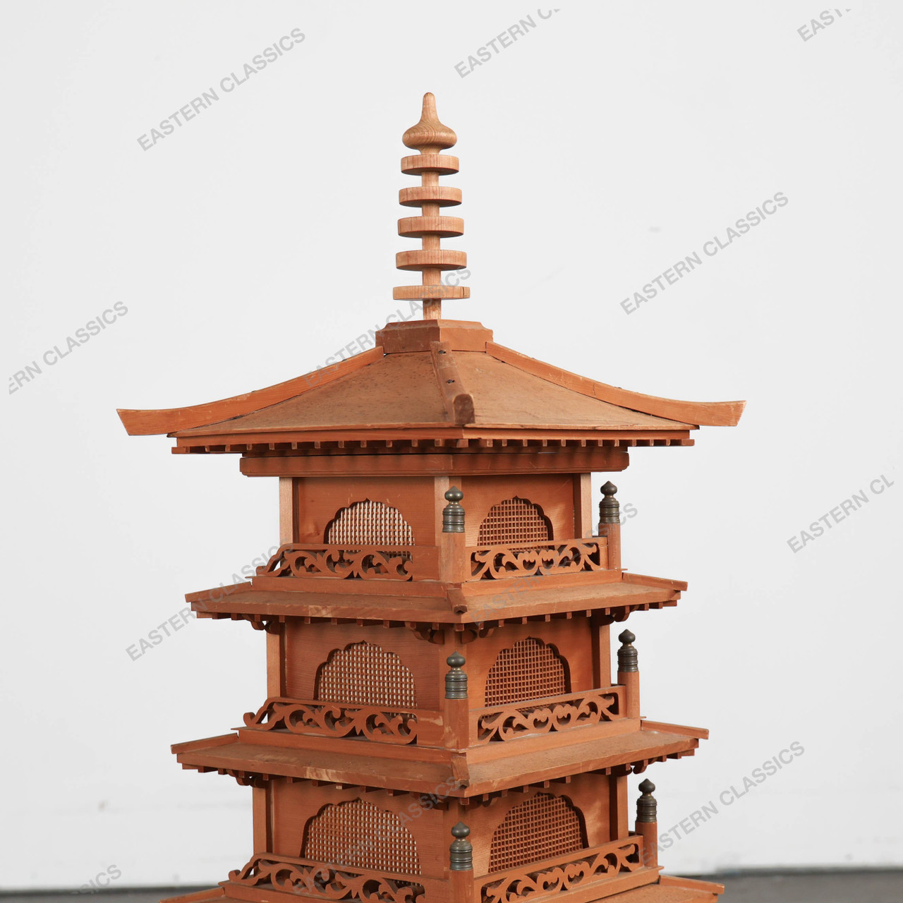 Vintage Japanese Pagoda Statue - 1960s Showa Era (25D-335-1
