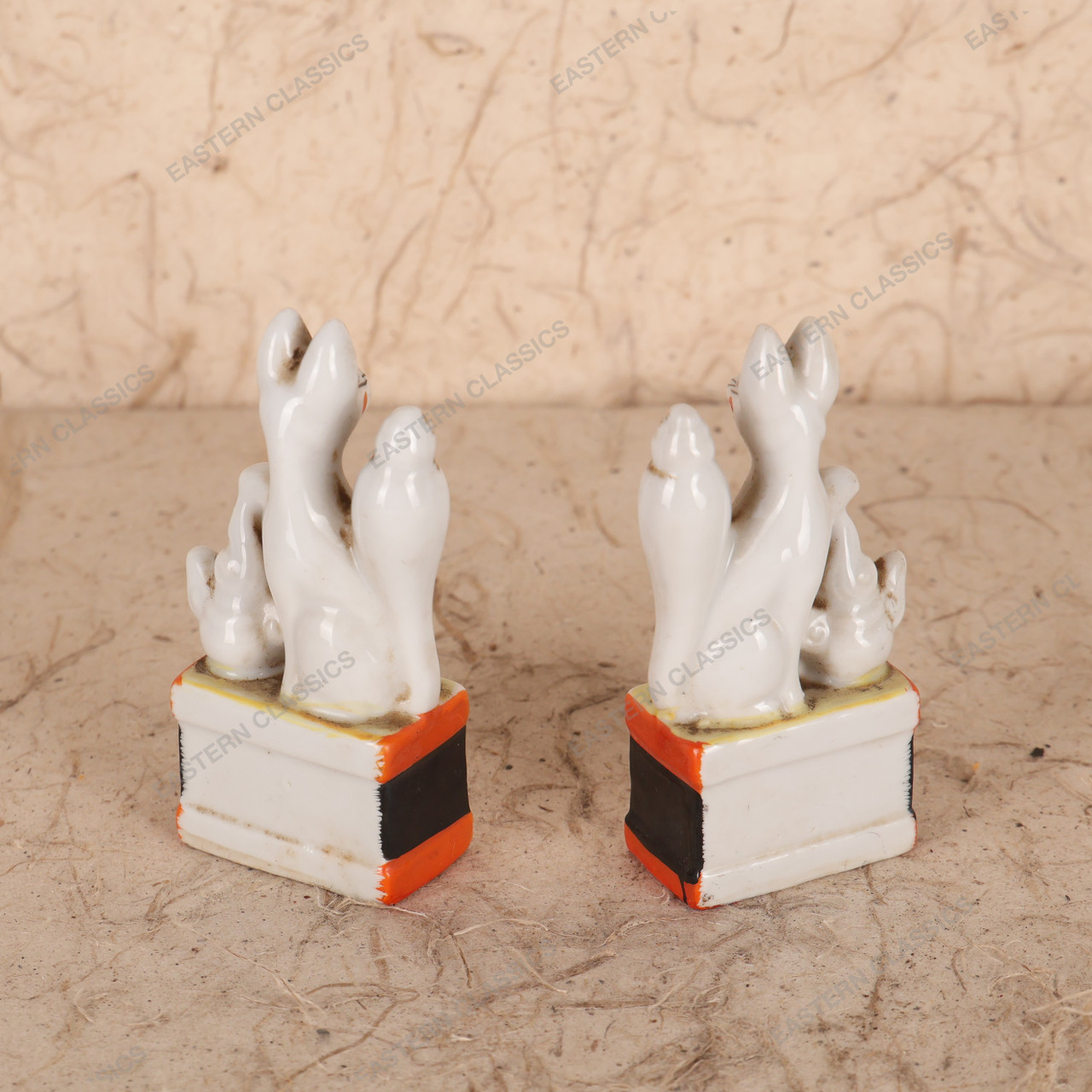 Antique Japanese Inari Fox — Porcelain, 1940, Showa Era (SKU: 25S