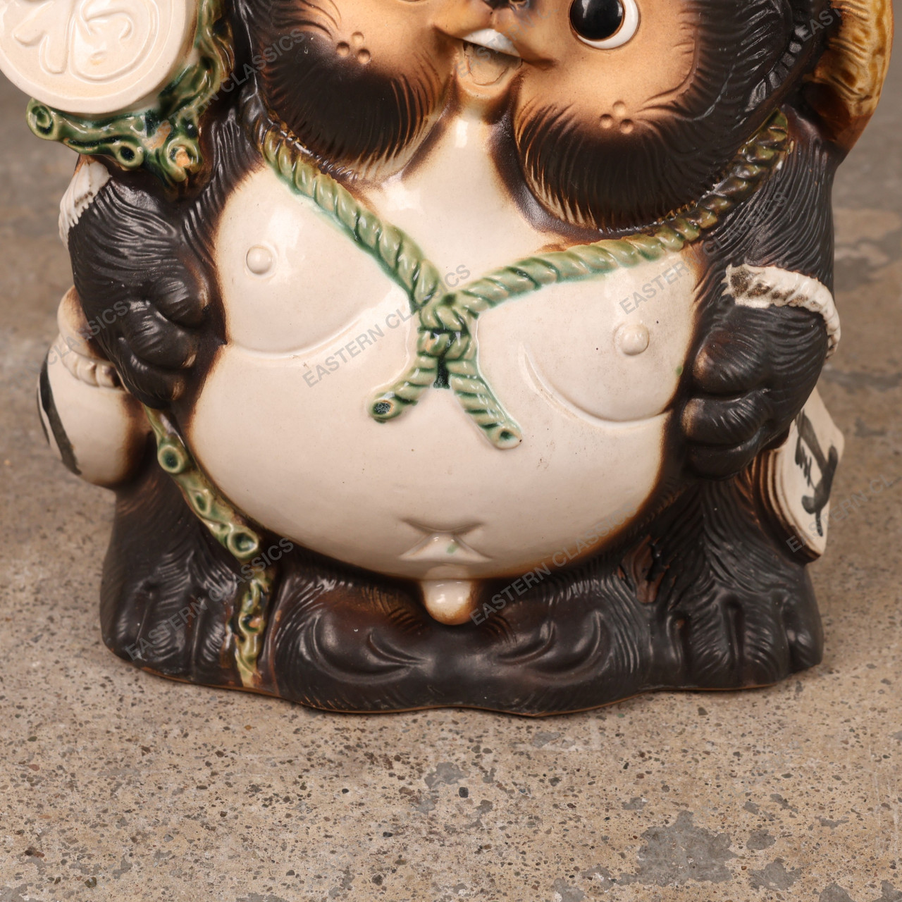 Vintage Japanese Shigaraki Tanuki Statue, 1990 - 2018 (Heisei