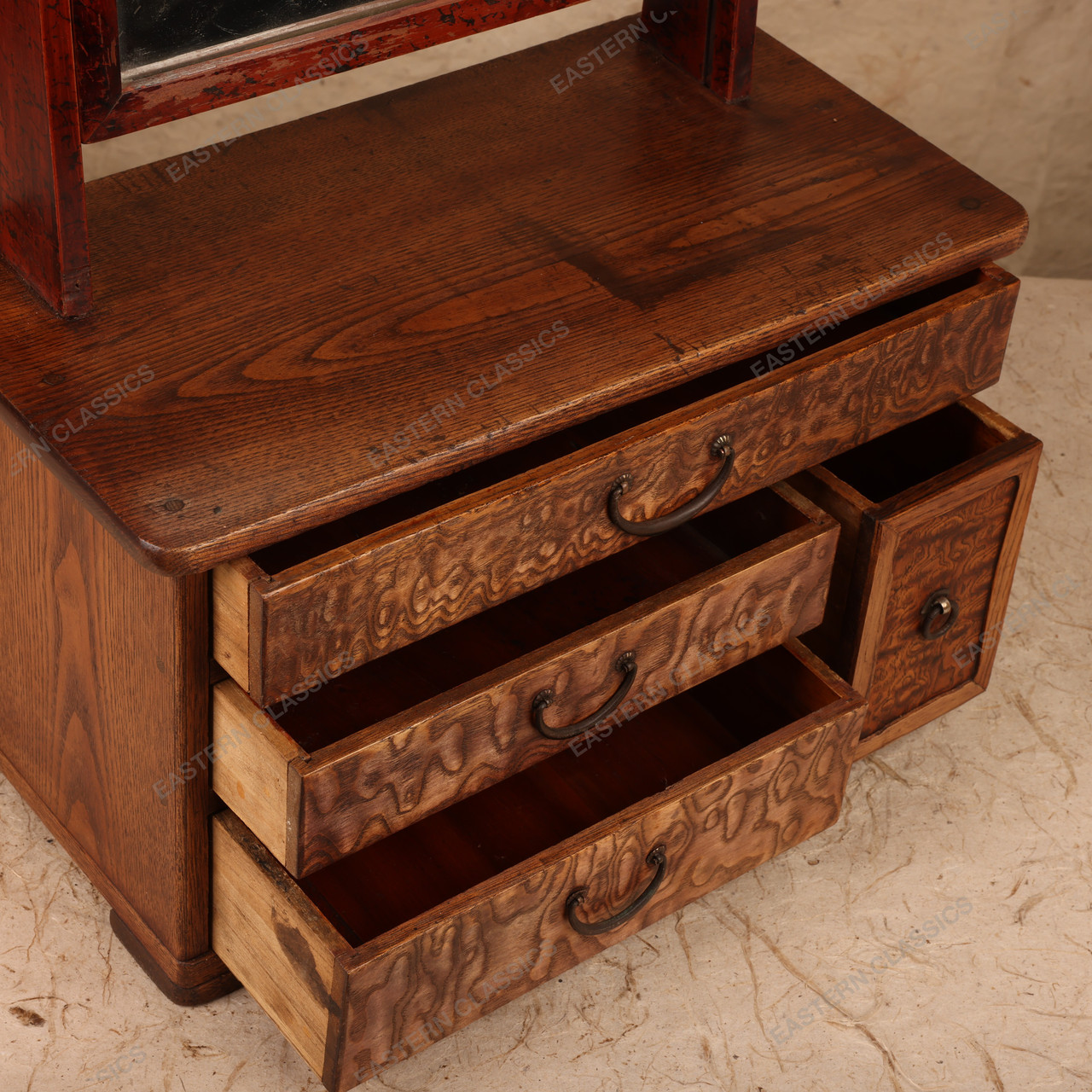 Antique Japanese Kyodai Dressing Table, 1912 - 1926 (Taisho) | SKU