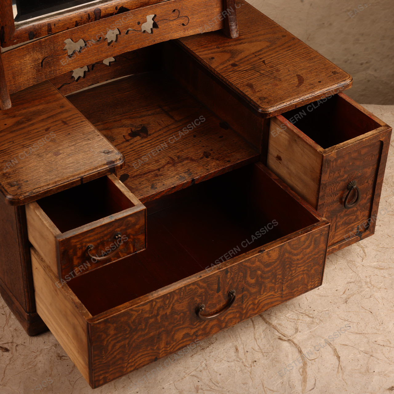 japanese style dressing table Generic Japanese Style Mini Dressing Table, Bamboo Rattan Vanity Stool,  Modern Bamboo Desk with 2 Drawers, Vintage Glass Countertop : Amazon.co.uk:  Home & Kitchen
