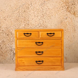Vintage Japanese Ko tansu, Mid Showa 1946-1965 | SKU: 26J-0512-1 - 1
