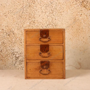 Vintage Japanese Hikidashi Cabinet, Early Showa 1927-1945 | SKU: 26J-0653 - 1