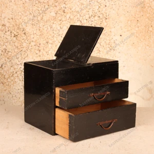 Vintage Japanese Haribako Sewing Chest, Taisho 1912-1926 | SKU: 26J-0160 - 2