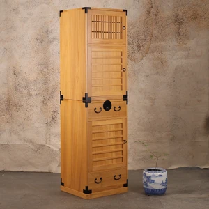 Japanese Tansu Style Merchant Chest Cabinet 250106 - 1