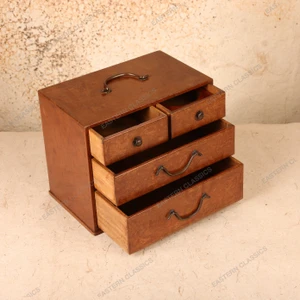 Vintage Japanese Sewing Box, Early Showa 1927-1945 | SKU: 26J-0781-2 - 2