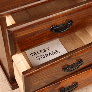Vintage Japanese hikidashi with secret compartment, Heisei era (1990-2018) | SKU: 26J-0747-2 - 2
