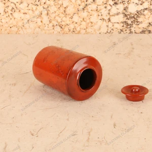 Vintage Japanese Chazutsu Tea Caddy, Late Showa 1966-1989 | SKU: 26J-0334-1 - 2
