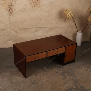 Vintage Japanese Showa-Era Low Floor Writing Desk, 1946-1965 | SKU: 26J-0348 - 1