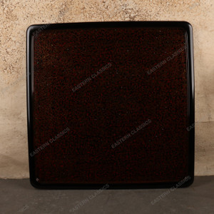 Vintage Japanese Lacquer Large Square Board, Kotatsu Top Board, Late Showa 1966-1989 | SKU: 26J-0834-5 - 1