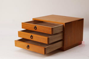 Japanese Style Jewelry Box With Solid Kiri Wood (KB11) - 2