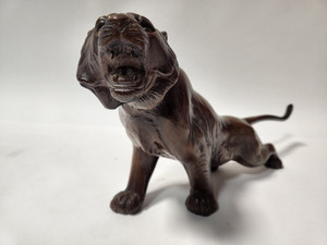 Japanese Iron Okimono Tiger (22J-320) Japanese Iron Okimono Tiger (22J-320)