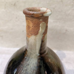 Vintage Japanese Sake Jar Tokkuri Bottle (22J-162-6) Vintage Japanese Sake Jar Tokkuri Bottle (22J-162-6)