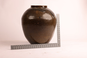 Antique Japanese Tanba Jar (22M-71)
