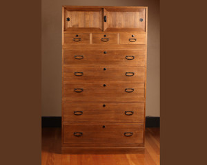 Vintage Japanese Isho Tansu 3 Section (22S-A14)