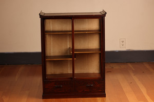 Vintage Japanese Glass Display Tansu (22S-G12)