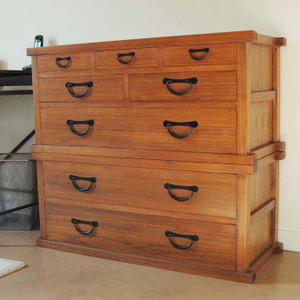 Japanese tansu style file chest 090610 Japanese tansu style file chest 090610