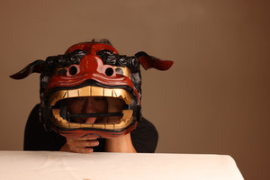 Vintage Japanese Shishi Gashira Lion's Head (22S-6-2)