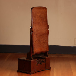 Vintage Japanese Lacquer Kyodai / Vanity Mirror (22S-35)