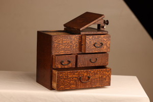 Vintage Japanese Small Drawers Box Kobako (22S-27-3)