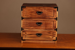 Japanese Small Drawers Box Wooden Kobako (22S16-2)