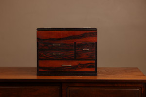 Vintage Japanese Sewing Box / Haribako (22S56-4)