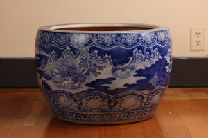 Antique Japanese Seto Hibachi (22S-103)