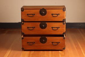Antique Japanese Ko Tansu Chest with Drawers  (23F-G7)